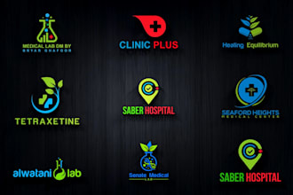 design medical, healthcare and fitness logo