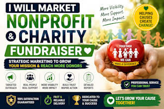 market nonprofit and charity fundraiser
