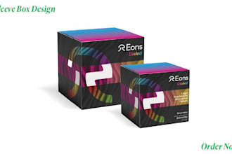 premium packaging box design,  3d mockups