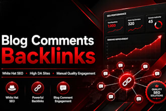 do manual blog comment backlinks for SEO link building