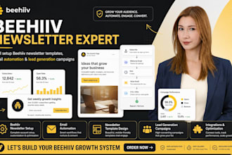 setup beehiiv newsletter templates email automation lead generation campaigns