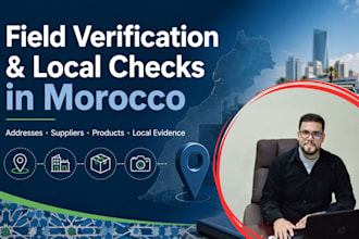 provide field verification and local checks in morocco