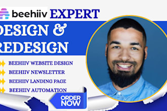 setup beehiiv newsletter redesign beehiiv website and beehiive landing page
