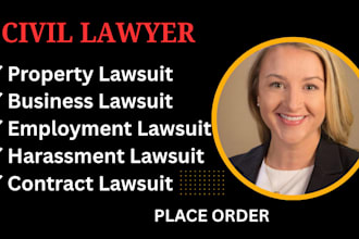 be your lawyer and paralegal in family and civil cases