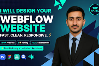 design a professional webflow website for your business