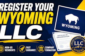 register your US llc in wyoming for non US residents