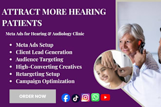 help hearing and audiology clinics attract more patients with meta ads