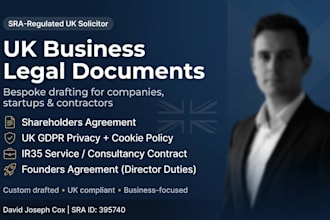 draft an ir35 compliant UK consultancy agreement or service contract