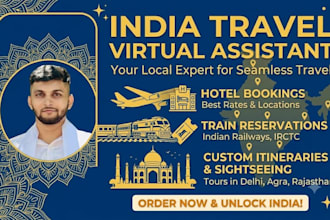 be your expert india travel VA, trip planner, and local guide