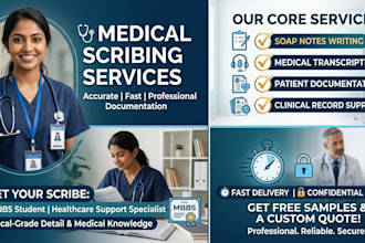 provide medical audio, video, lecture, interview transcription