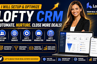 setup lofty CRM lofty website lofty automation lofty newsletter lofty smart plan