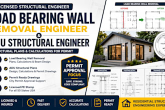 california tx new york load bearing wall removal adu structural engineer