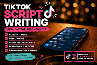 create viral tiktok scripts and content
