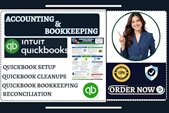 set up quickbooks online and fix messy bookkeeping records