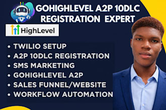 setup gohighlevel sms, ghl a2p 10dlc, ghl automation, a2p phone verification