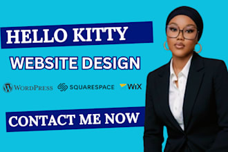 design your hello kitty website