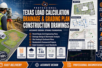 design stormwater drainage plans, septic, plumbing sewer layouts