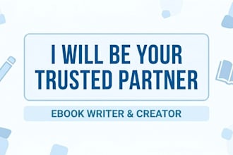 write format and design a professional ebook PDF with cover for your business