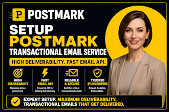 setup postmark transactional email service high deliverability fast email api