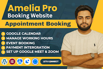 install, activate, and setup amelia pro booking with a lifetime license