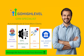 ghl workflow ghl expert ghl crm automation ghl virtual assistant ghl specialist
