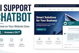 build an ai customer support chatbot trained on your website