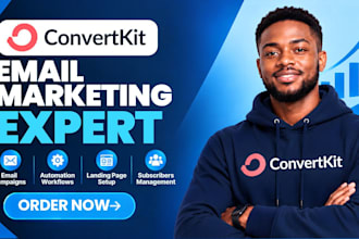 setup convertkit  email sequence convertkit newsletter kit landing page