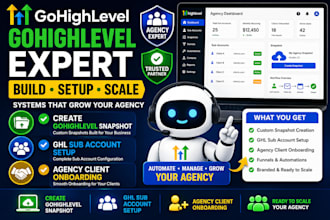 create gohighlevel snapshot, ghl sub account setup and agency client onboarding