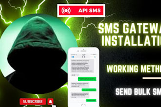 setup SMS payment gateway, GSM gateway, bulk sms, SMS sender, SMS panel