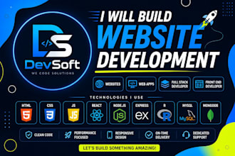 build custom website, full stack developer, front end developer, HTML, CSS, PHP