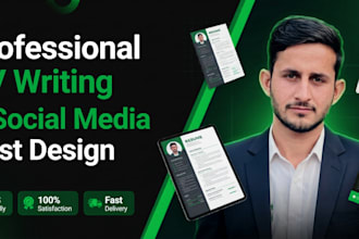 design professional CV, resume and canva designs