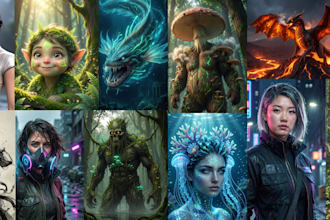 create high quality ai generated artwork