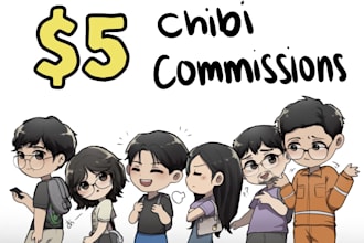 do cheap full body chibi