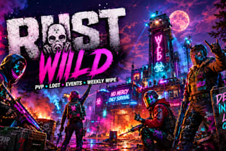 design custom banners for rust, fivem, or any game