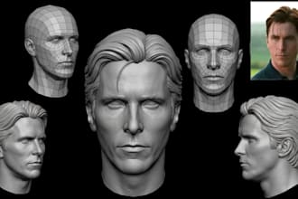 convert 2d to 3d head model 2d to 3d character model picture to 3d model