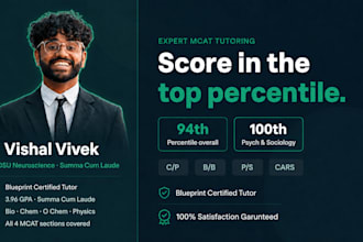 be your expert mcat tutor