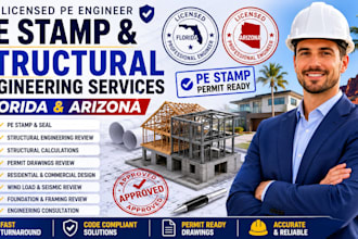 review stamp licensed architect, civil and structural engineer north carolina ny