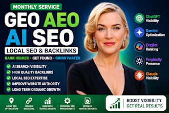 do monthly geo aeo ai seo local s e o backlinks and ai search ranking