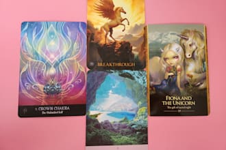 perform an intuitive tarot and oracle card reading