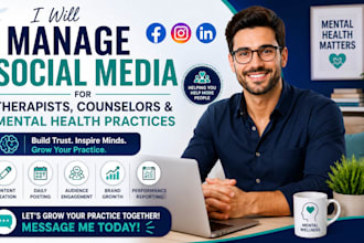 manage social media for therapists counselors and mental health practices