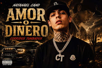 create professional corridos tumbados and  mexican thumbnails