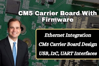design a cm4, cm5 carrier board with integrated firmware, communication system