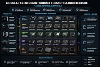 design a modular electronic product ecosystem hardware architecture