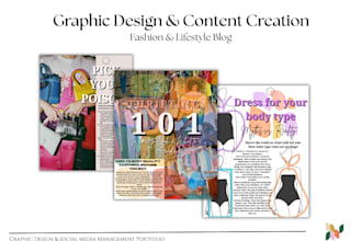 graphic designer for social media content creation and branding