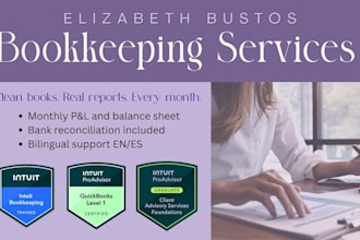 manage your quickbooks online bookkeeping and monthly reports