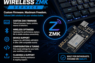 build custom zmk firmware for wireless mechanical keyboards