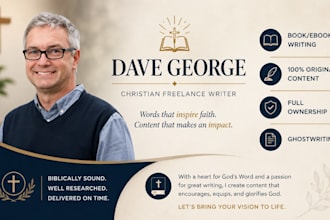 write devotionals, christian articles, and sermons