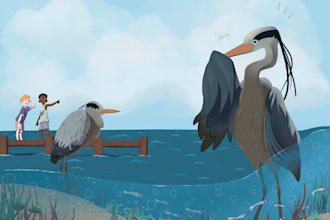illustrate children picture books