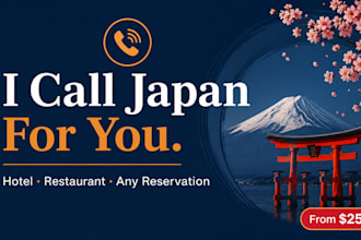 call japanese businesses in english to book your japan trip