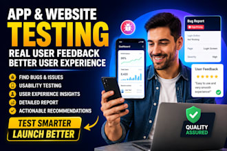 do user testing for your website and app with actionable feedback